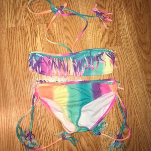Billabong Bikini Rainbow Fringe (Size 8)
